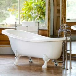 Victoria + Albert Roxburgh Stone Bath | Old Fashioned Bathrooms -UK Bathroom Supplies Sales Store victoria albert roxburgh freestanding bath room set 1